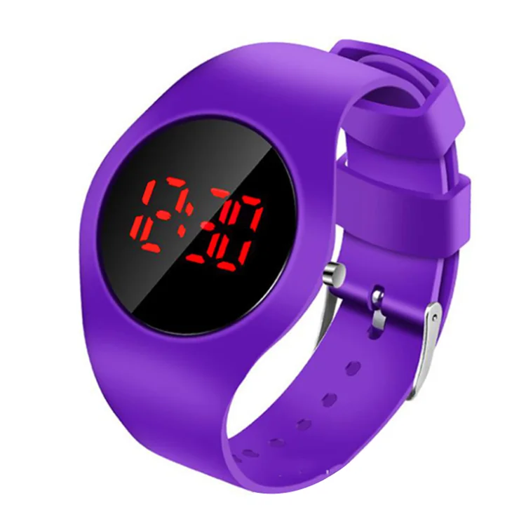 

explosion style fashion trend boy and girl watch children electronic luminous watch candy color silicone digital watch