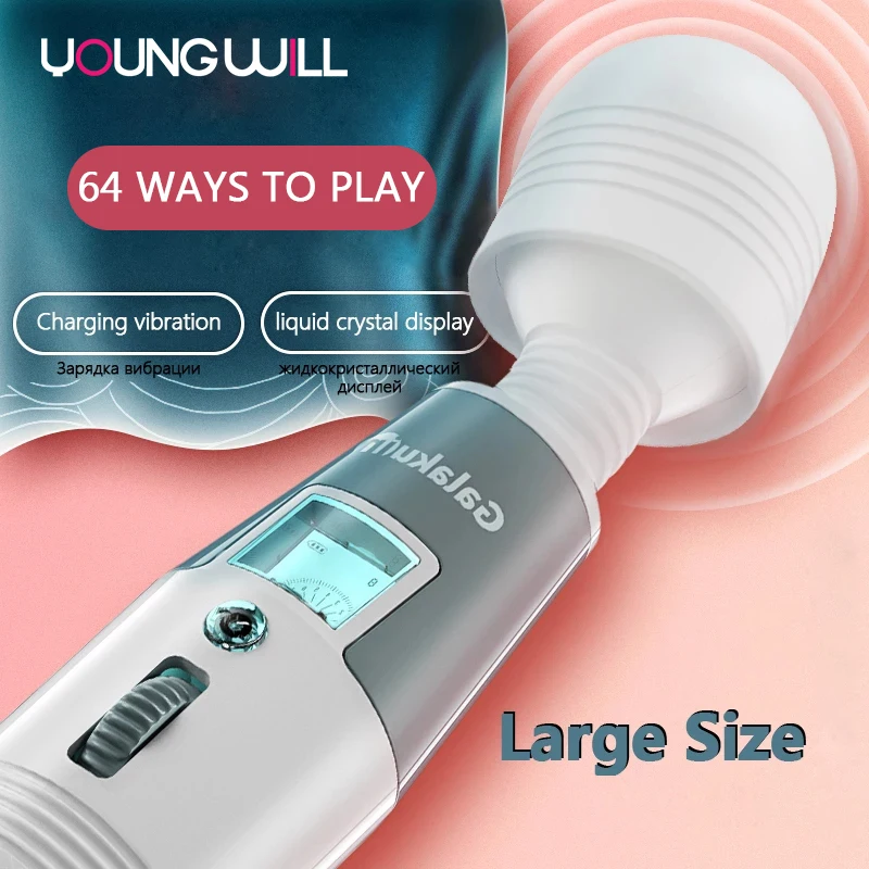 

Powerful Screen Clitoris Stimulator SexToy AV Wand Massager Vibrator For Women Masturbator