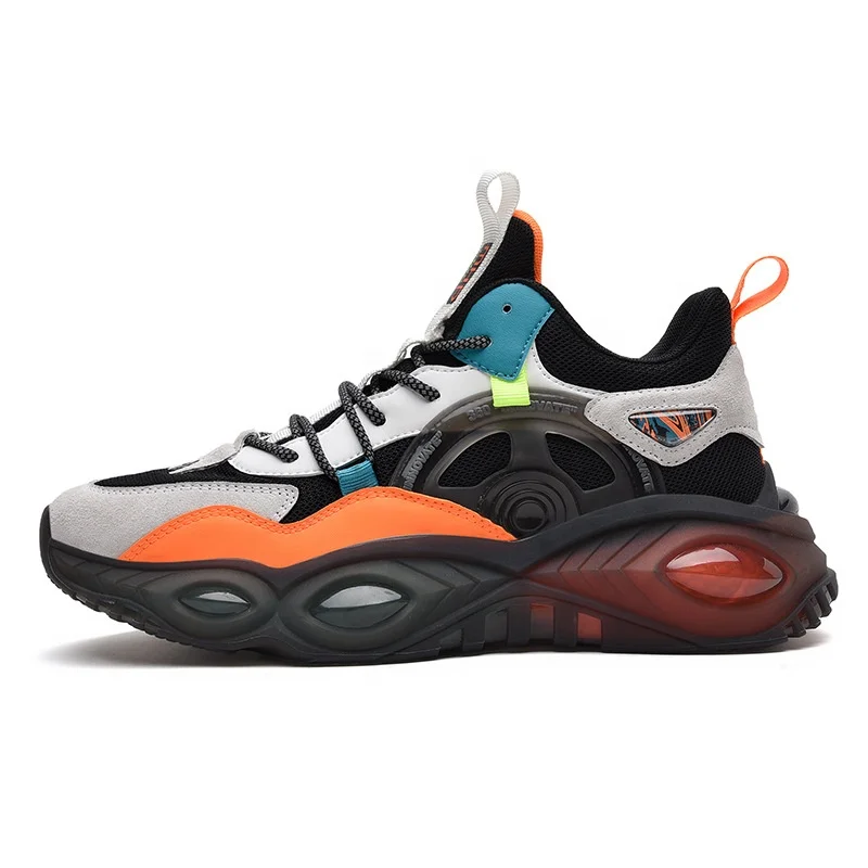 

2022 spring and summer new men's shoes mesh leather fashion casual youth sports shoes wholesale, Picture