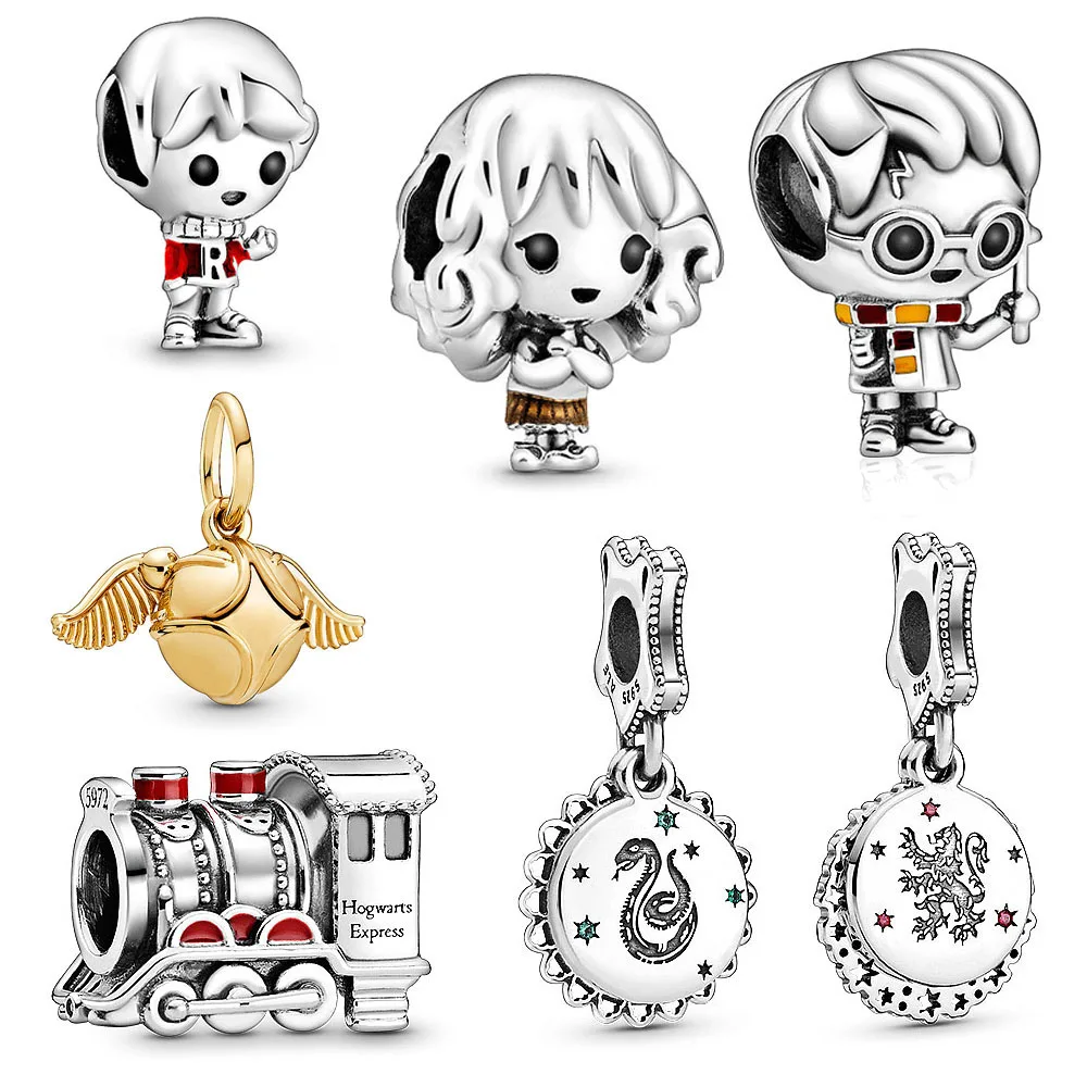 

2020 New Style High Quality Harry Potter Series DIY Bracelet Charms Jewelry for Charms 925 Sterling Silver Wholesale