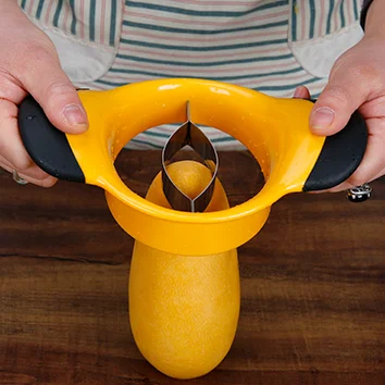

Stainless Steel Blade Slicer Non Slip Handles Peeler Slicer, Orange