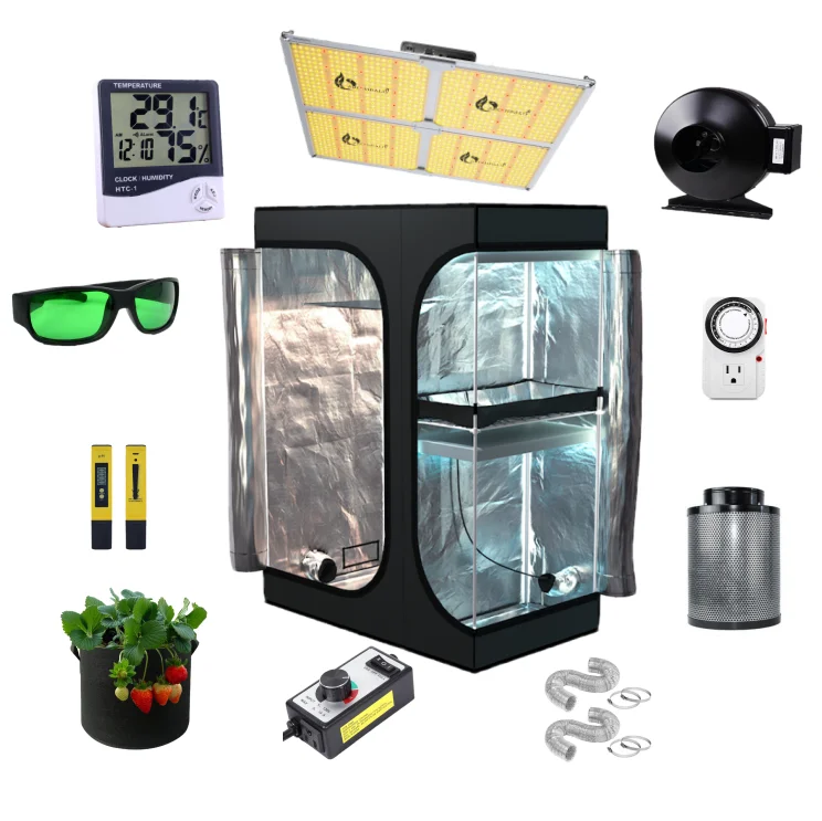

A Sea shipping Grow Tent Full Kit, Factory Price Gorilla Indoor Grow Tent Complete Hydroponics Growing Systems