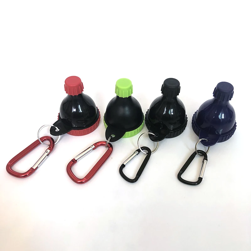 Hot Selling GYM Equipment Customized Supplement Container PP Funnel Protein Powder Funnel Protein With Metal Keychain & Hook