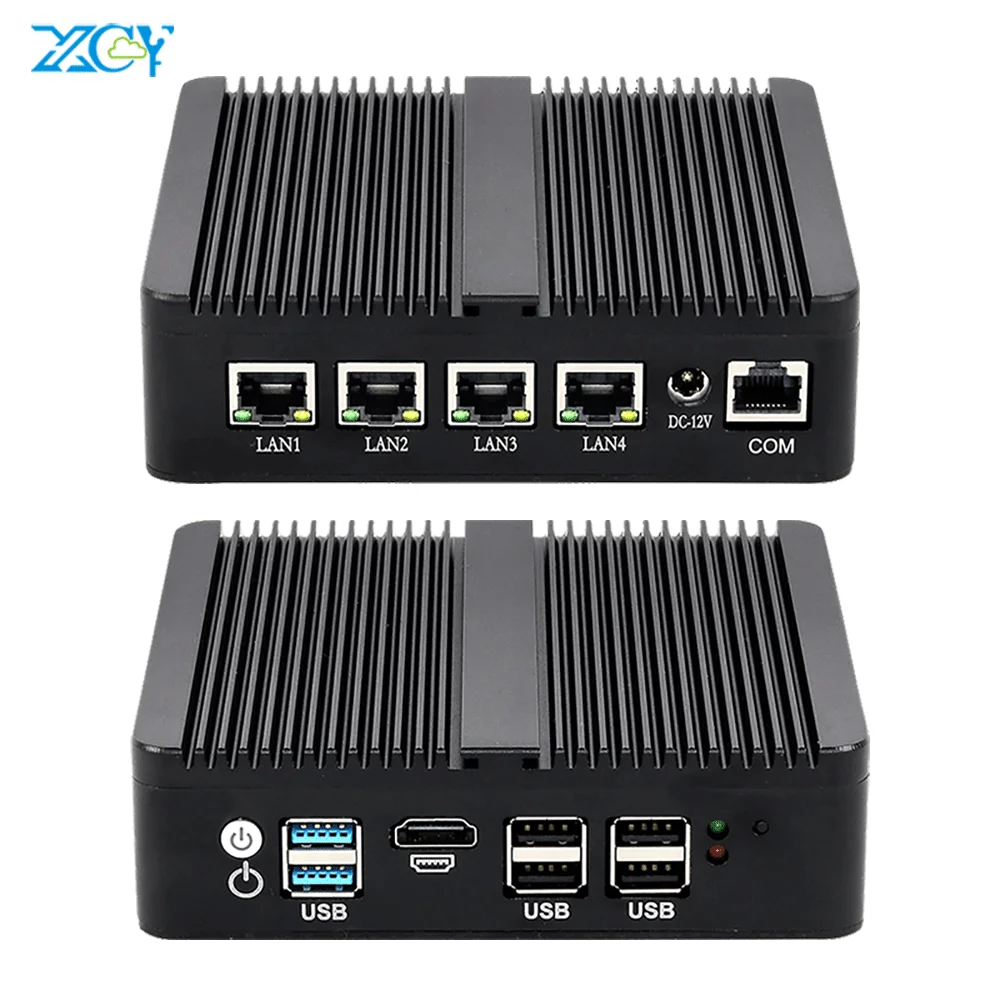 

SOHO Home Office Enterprise Quad Core J4125 4LAN 2.5G Intel I225V NIC Gigabit Ethernet Firewall Pfsense Gateway Router