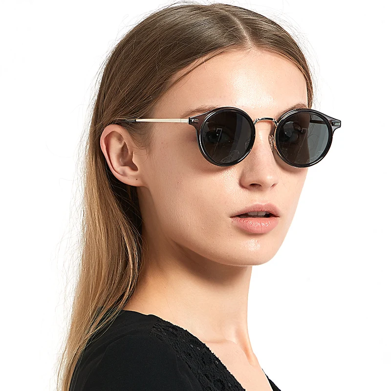 

2020 Superior Quality Original Design Round Frame Elegant Unisex UV Flat Polarized Lenses Sunglasses Eyeglasses