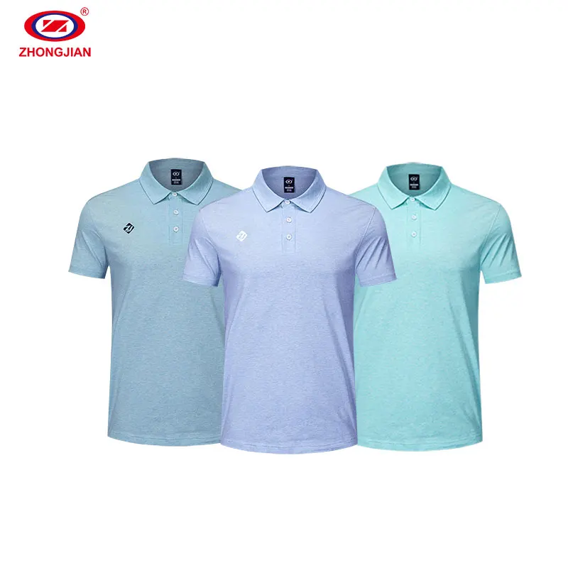 

Premium print bamboo polo shirt 6% Spandex 94% Cotton breathable men Golf Four-Way Stretch short sleeve Polo Shirt Custom