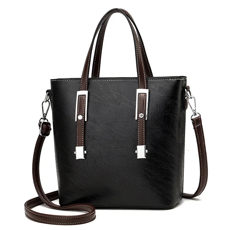 

CB357 Hot sale classic pu leather bucket bag big ladies handbags women 2021