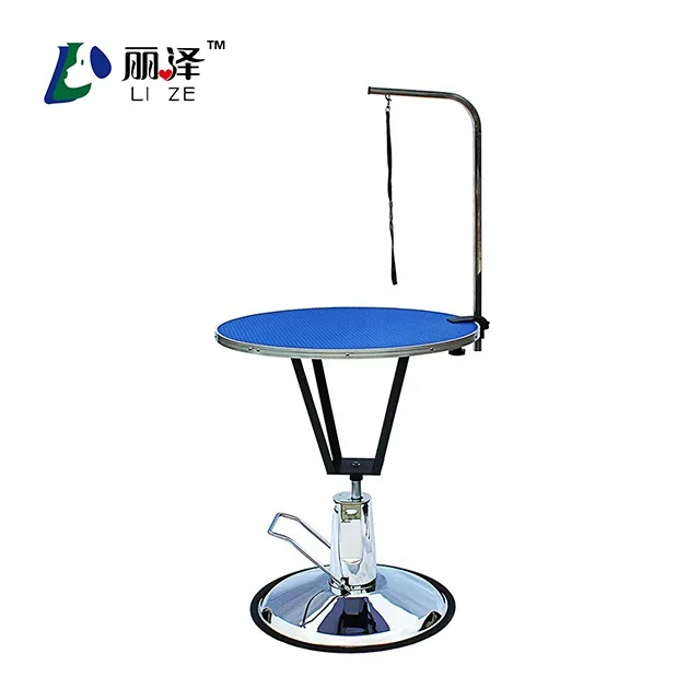 

Hot Sale Hydraulic Foot Lifting Beauty Round Table for Dog