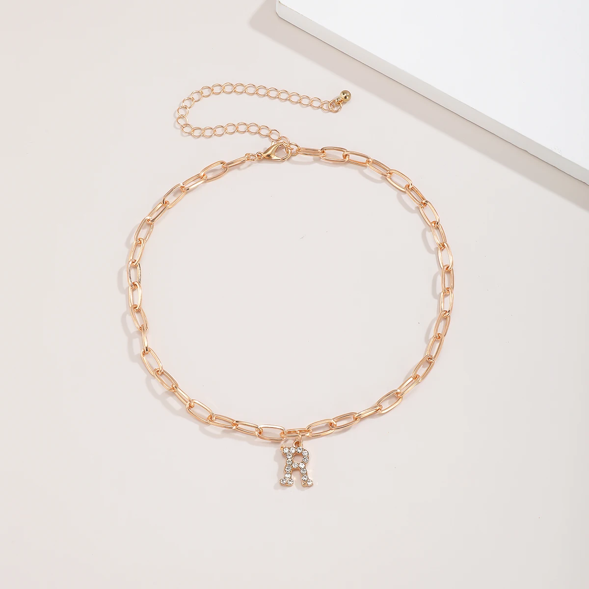 

B G Y R custom letter necklace personality style chokers for women necklace