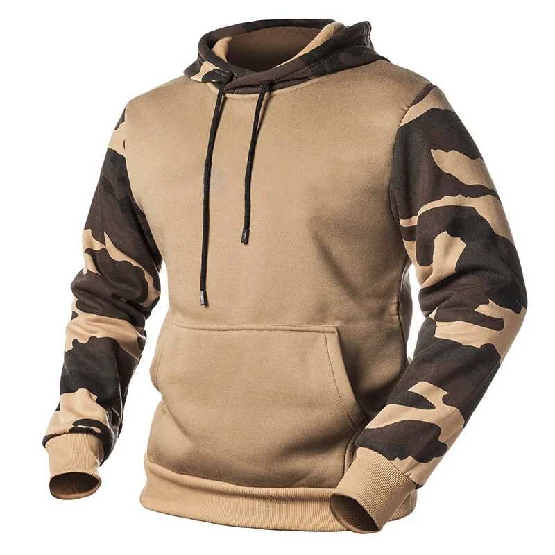 

Army Green Men Military Camouflage Hoodies Autumn Winter Hooded Sweatshirts Male Camo Hoody Hip Hop Streetwear Brand Top