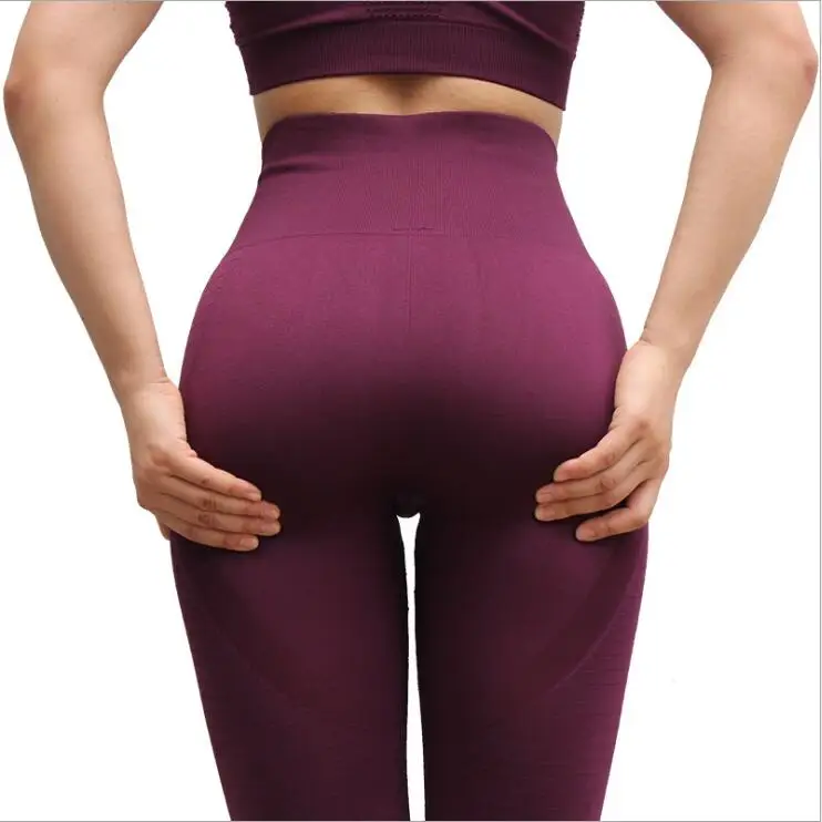 

Wholesale Custom Gym Workout Yoga Leggings Women High Waist Seamless Sport Fitness Leggings, Picture