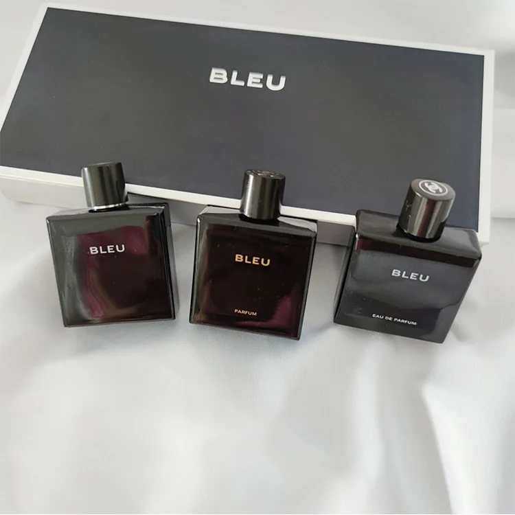

30ml*3 Bleu Kit Parfum Men Perfume Kits High Quality Bleu DE Perfume Cologne 3 pcs a Set Perfume Fragrance Kits for Men