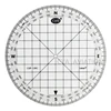 Clear Lexan Durable Circular Protractor 360 Degree Pilot Students Aviation Supplies Plotter for FAA Examination