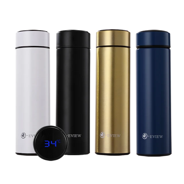 

450ml Double Insulated Stainless Steel Walled Water Bottle display temperature, Custom