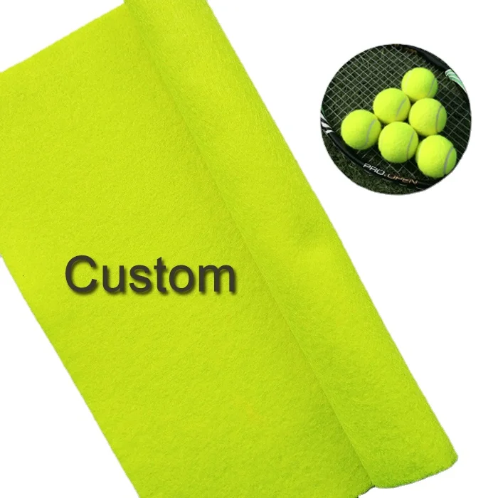 

Acrylic fiber felt for tennis ball felt tennis fabric, Yellow