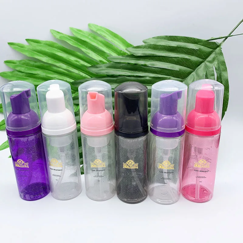 

Custom Logo Oil Free Eyelash Shampoo Cleanser Lash Shampoo With Lash Foaming Brush