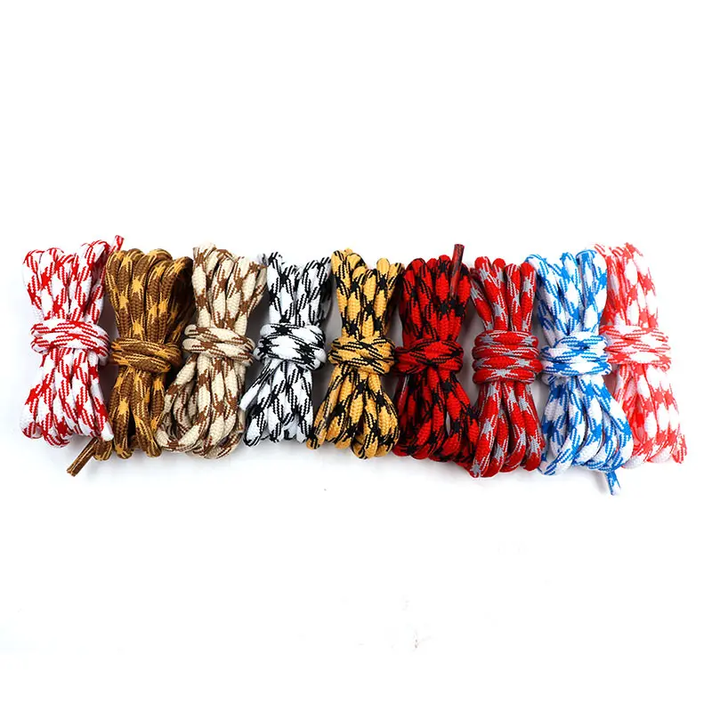 

Weiou shoelaces company bump round high tensile hiking shoelaces, Support custom