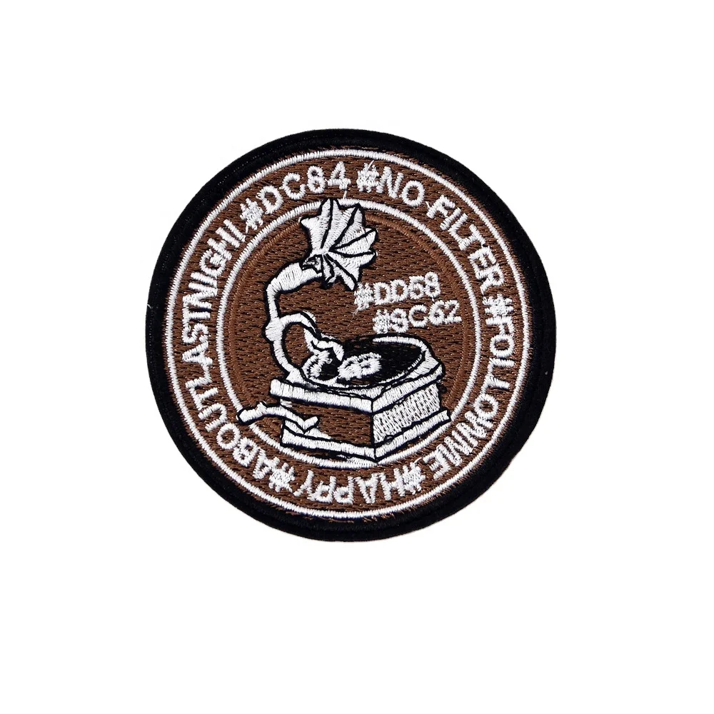 

High Quality Custom Sport Embroidery Patches Custom Canvas Machine Woven Embroidery Designs Badges, Custom color