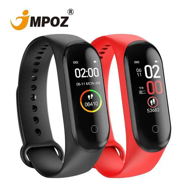 

Health bracelet Plus Heart Rate Monitor smart fitness band smartwatch Blood pressure sport bracelet wristband M4 M5 smart watch