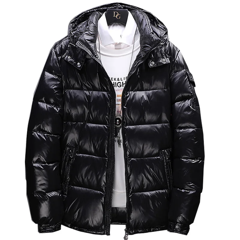 

2021 Custom Plus size Women Mens Spring Jacket Winter outdoor puffer jacket hooded down shinny jackets coats man, Picture