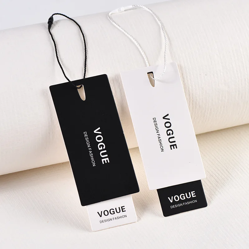 

Factory price high-quality printing logo custom price clothing hang tags for clothing