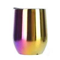 

12oz Double Wall Stainless Steel Wine Tumbler Insulated Stainless Steel Wine Cup