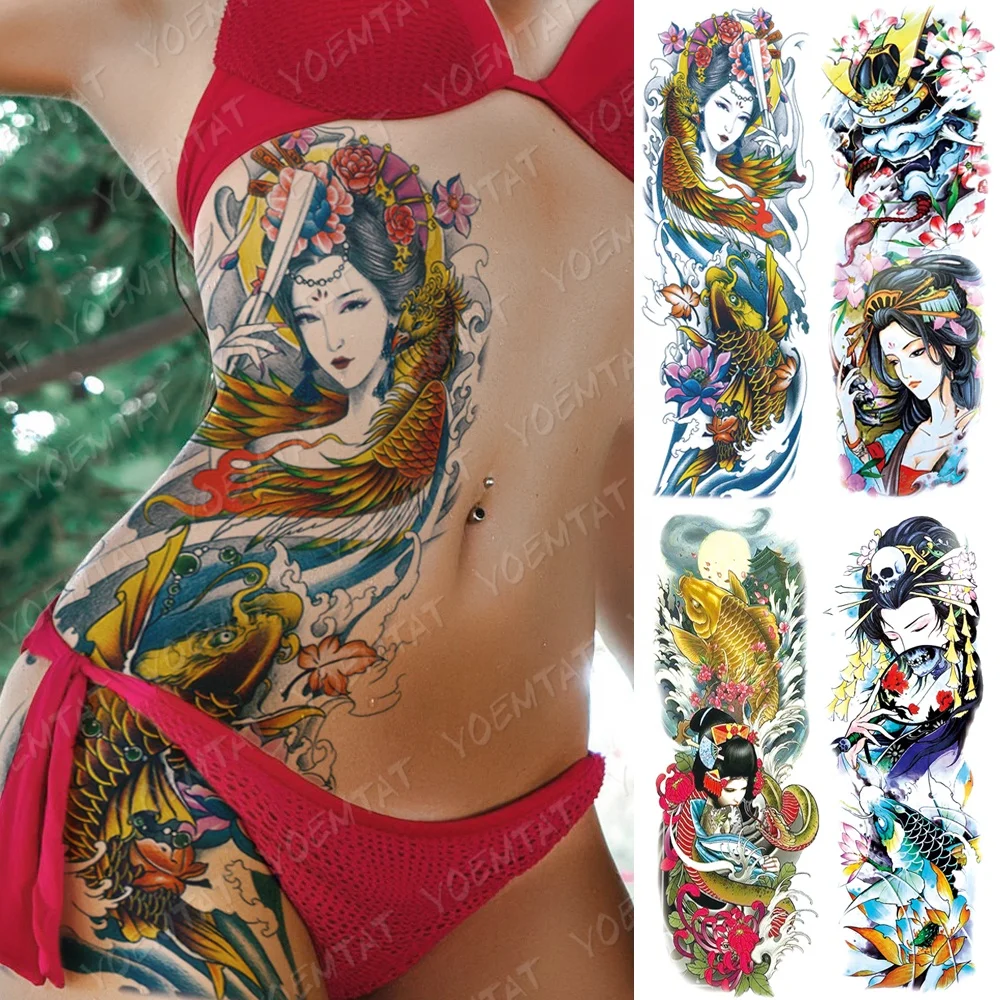 

Large size waterproof temporary tattoo stickers for women, Cmyk