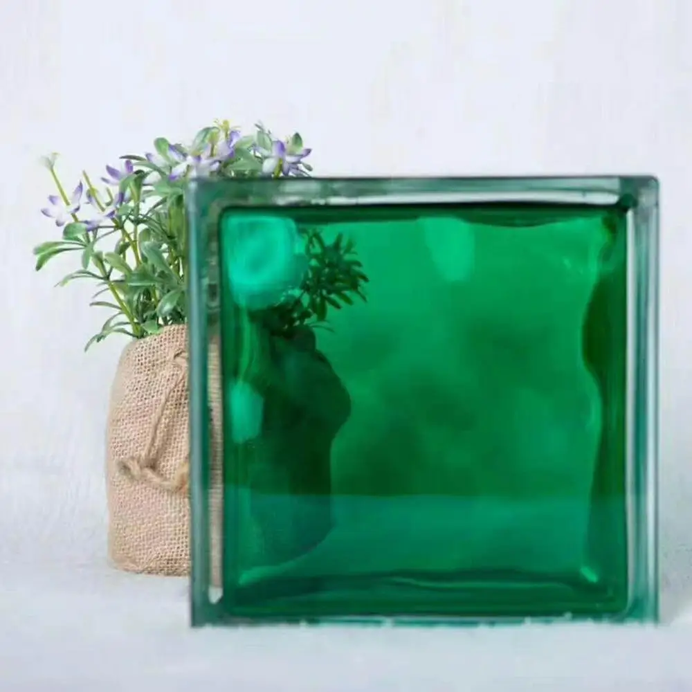 
190x190x80mm Building Decorative Craft Clear Transparent Hollow Glass Blocks Brick 