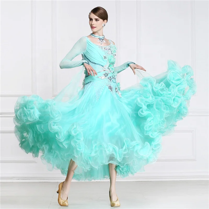 

B-14656 Women Performance Wear Ballroom Dance Dress Competition For Sale, Customized