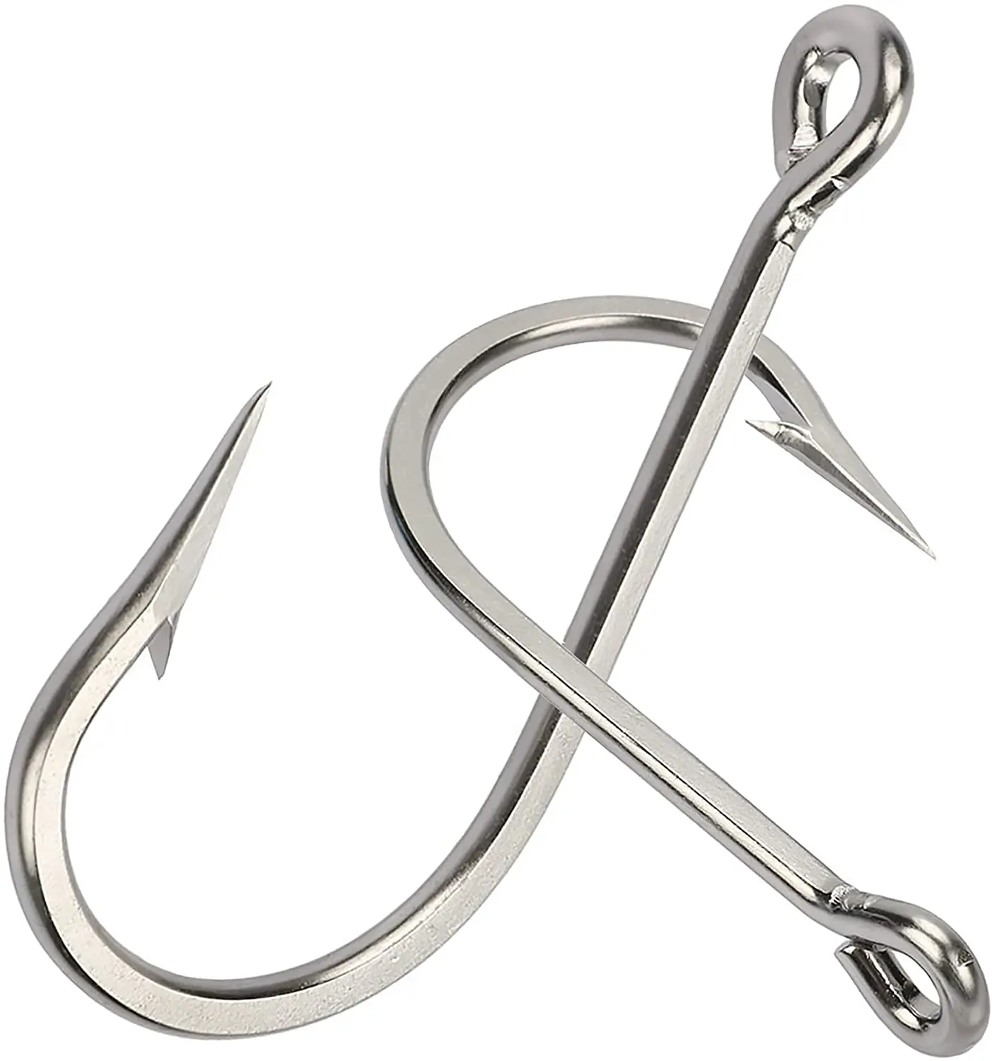 

TOPIND  7731 Big Game Fishing Hooks Stainless Steel Fishing Hooks for Saltwater, Sliver