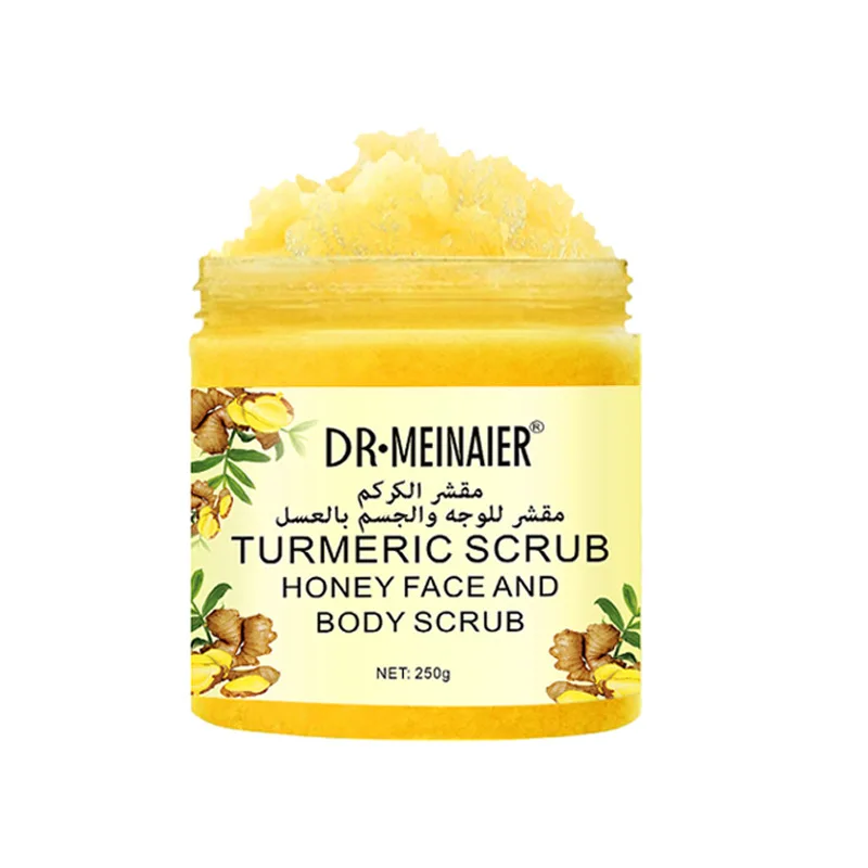 

Wholesale Rainbow Natural Turmeric Tree Hut Whitening Rose Oil Control Body Scrub