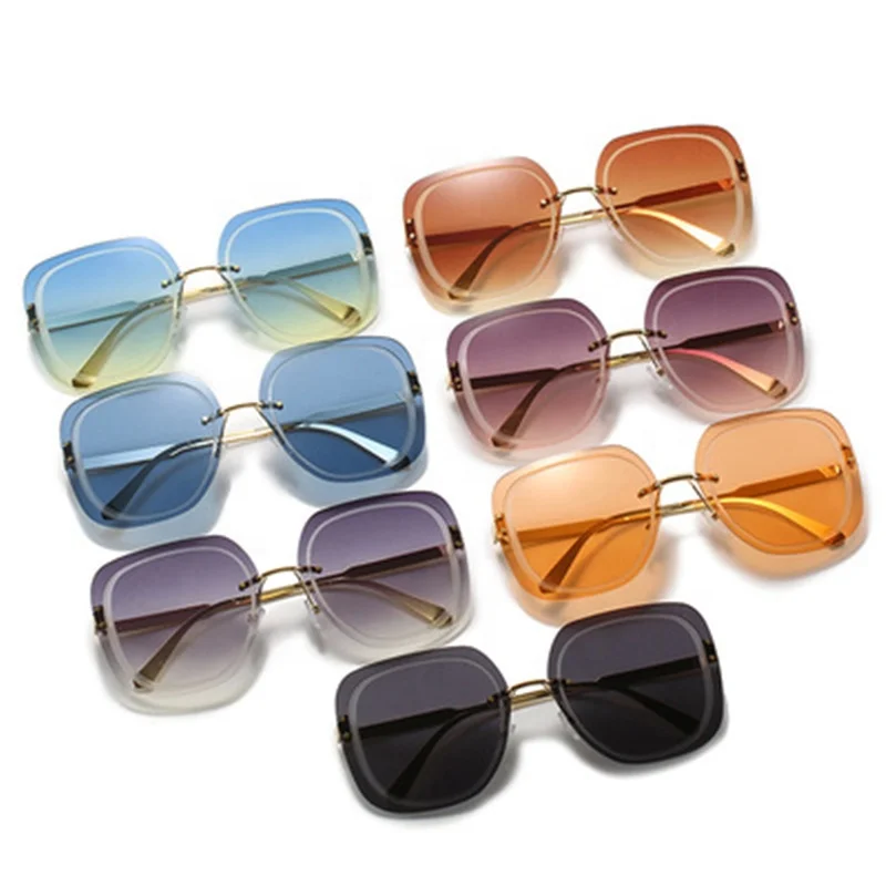 

Fashion Candy Color Oversize Square Women Sunglasses, 7 colors