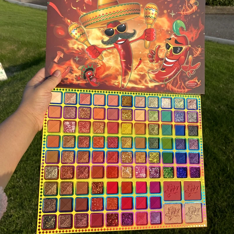 

Naked 94 Colors Eyeshadow Palette Glitter Shimmer Matte Christmas Make Up Eyeshadow Palette vendor with factory price