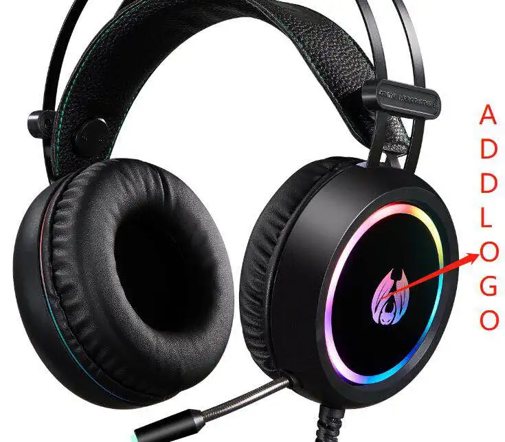 

H1 7.1 channel magic color RGB electronic competition Wired Gaming Headphones Music Headband Headset China manufacturer for PC