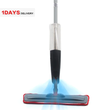 

Drop Shipping Wholesale Magic Floor Care 360 Spin Water Spray Mop Hands Free Microfiber Flat Wet Cleaning Mops, Customized color