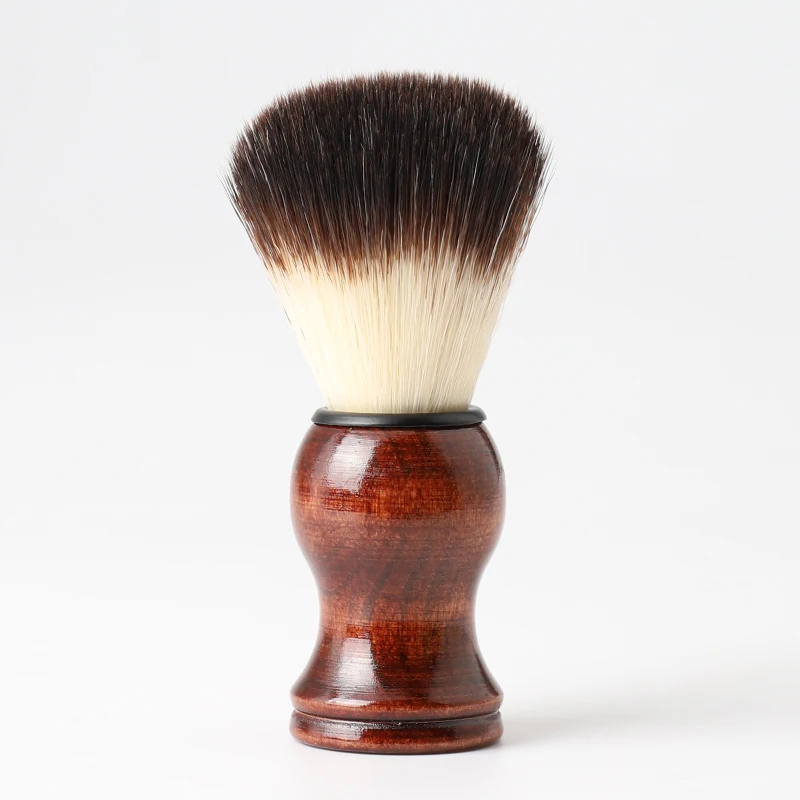 

Top quality natural wood badger hair shaving beard brush for men
