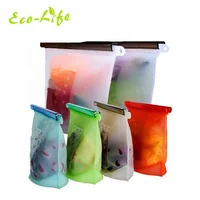 

Amazon Hot FDA Large 1500ml 4000ml Reusable Silicone Vucuum Food Storage Bag