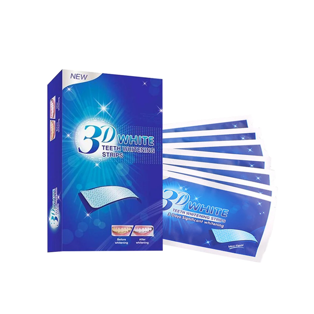 

Non Peroxide Whitening Teeth Patch Remove Tooth Yellow Stain Mint Flavor Tooth Whitening Kit Professional, Blue