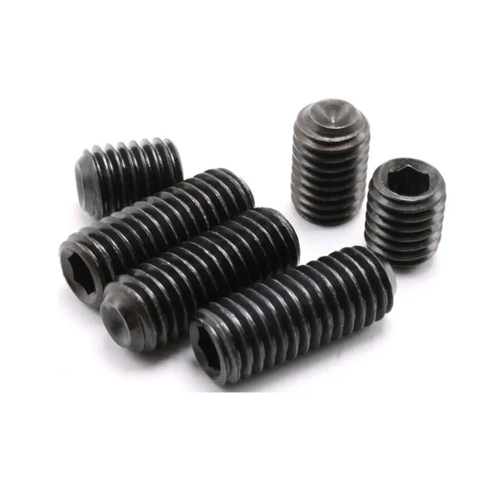 
DIN 916 Allen black oxide Hex Socket Set Screws, Grade12.9 carbon steel Hex Socket cup point Set Screws M4 M6 M8 