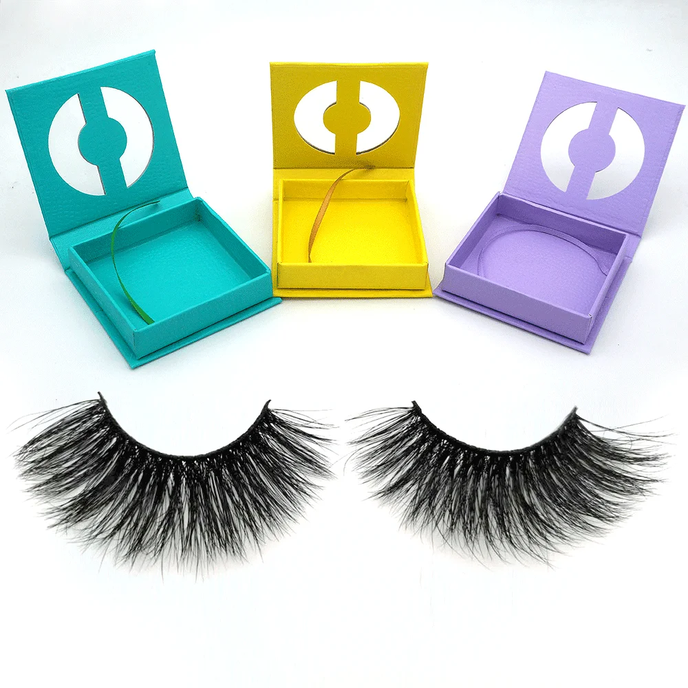 

Premium oem synthetic eyelash strips with lash box package, Natural color