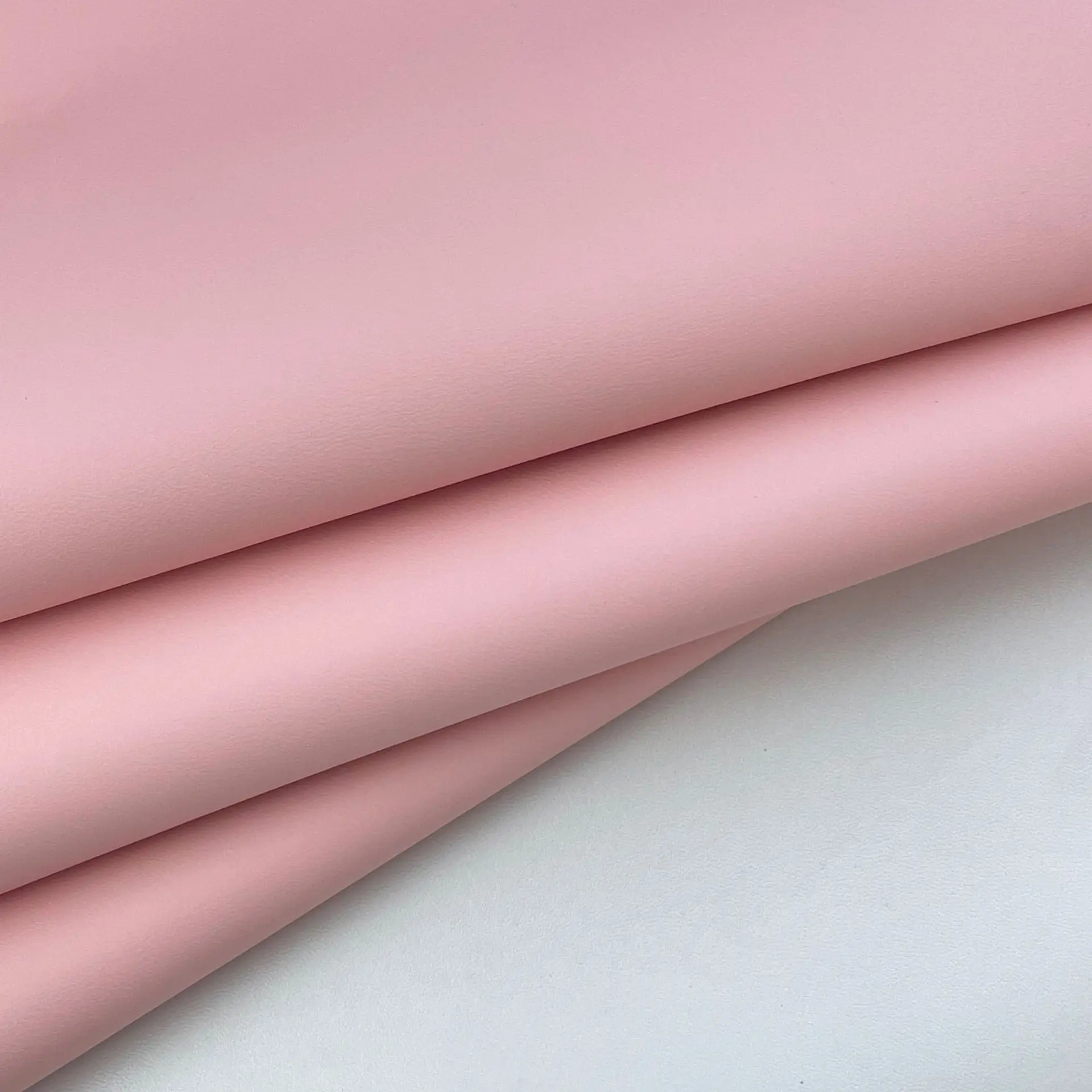 Factory Direct Waterproof Stain-Resistant Synthetic Leather Roll Semi-Silicone Fabric PU with Polyester for Furniture Bags
