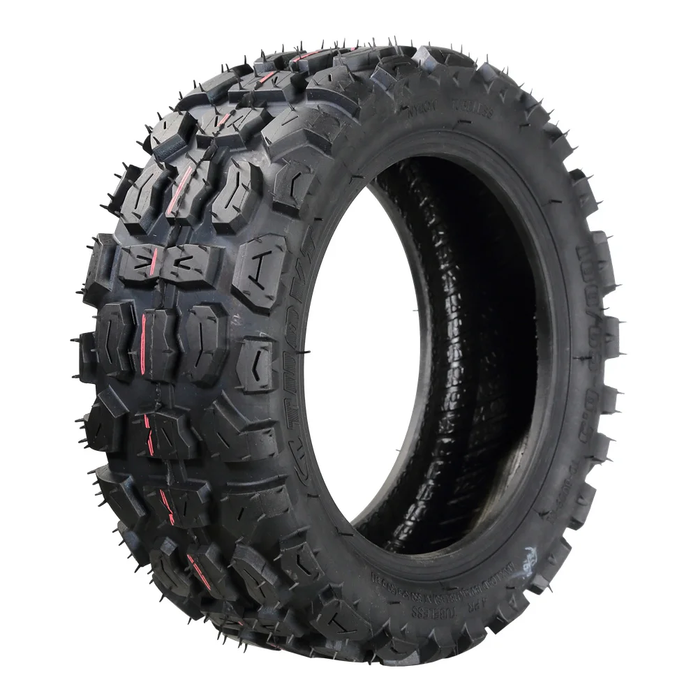 

11 inch Off Road Tire Pneumatic Tubeless Tyre 100/65-6.5 for Electric Scooter Speedual Plus Zero 11x Dualtron Thunder, Balck