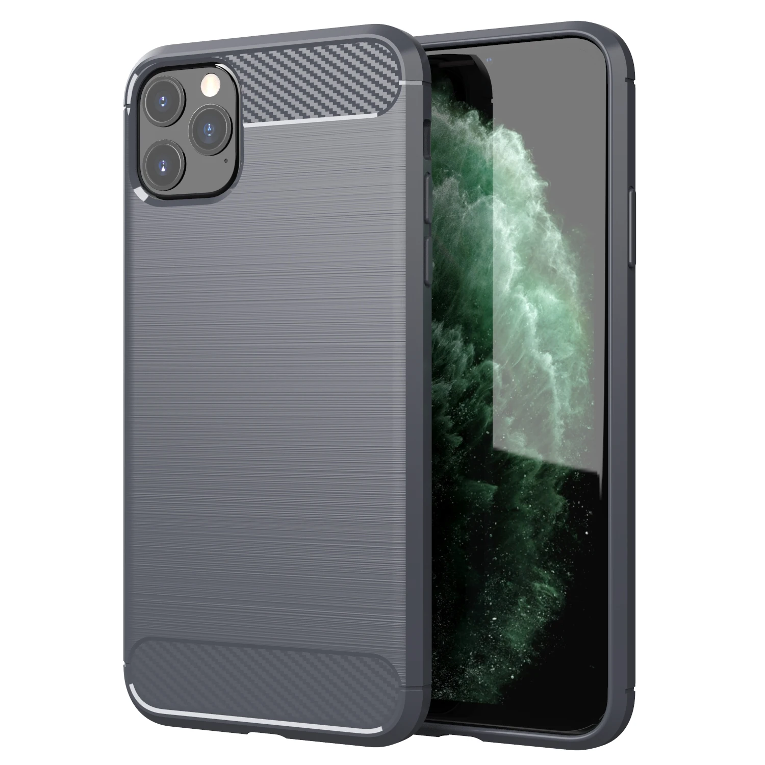 

LeYi 2019 Hot Selling Friendly TPU Carbon Fiber Mobile Phone Case for iPhone 12 pro max mini for Defender Cover