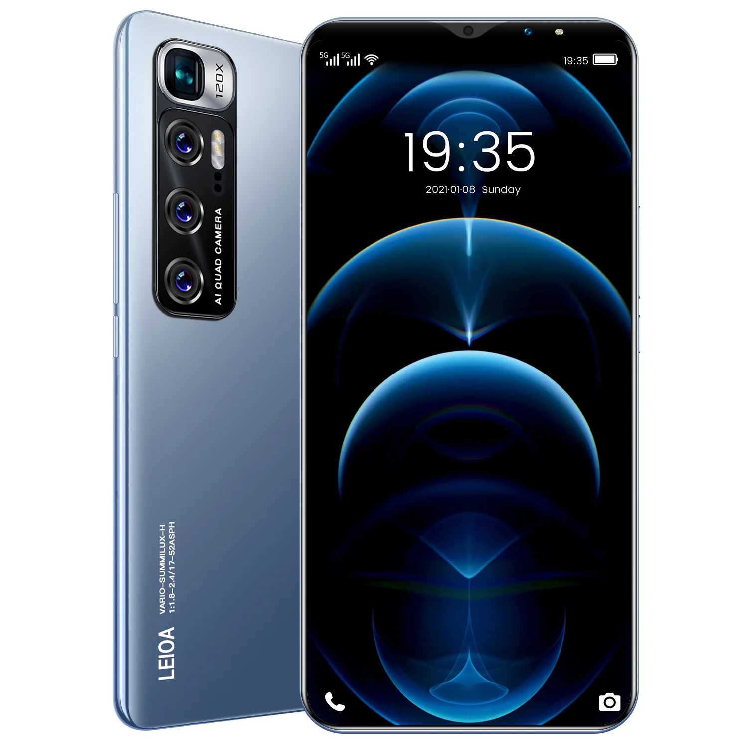 

New M10 Plus 6.1inch Mobile Phones 12GB RAM 512GB ROM Smartphones Dual SIM HD Screen Face/Fingerprint 5G Android Cellphone