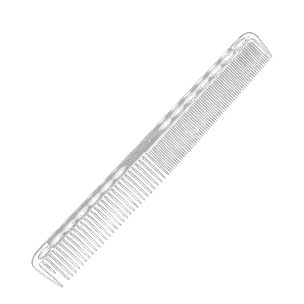 

Masterlee Brand High Quality Transparent ABS Plastic Hair Cutting Comb Barber Tool Comb, Customised