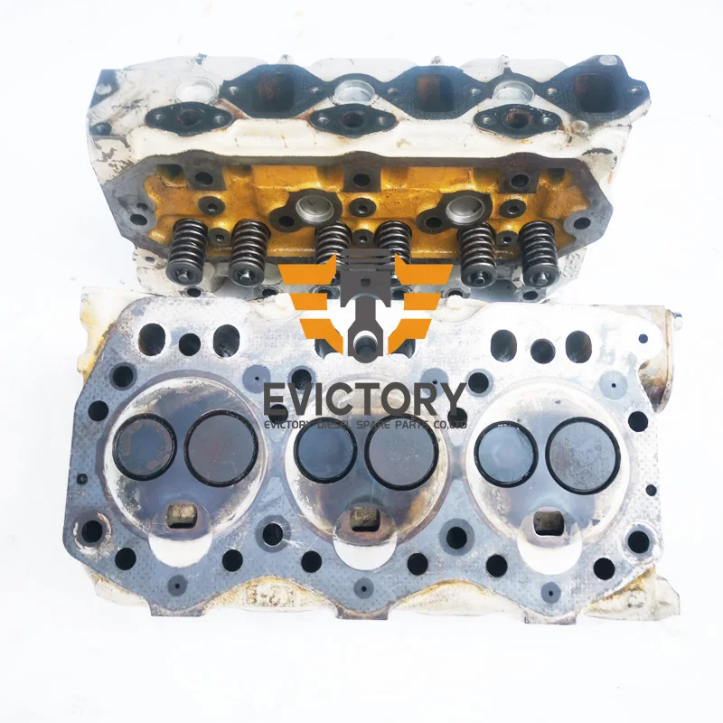 

For Mitsubishi Forklift S6E S6E2 S6E-2 Cylinder Head 2pcs
