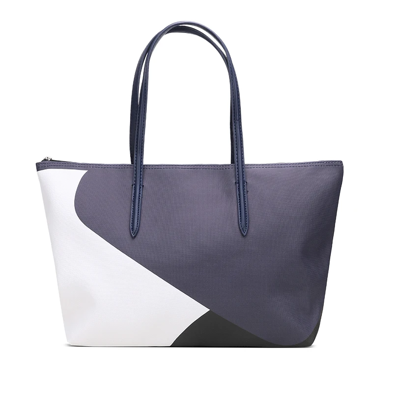 

Wholesale stylish grey travel office handbags pu leather tote bag for women, Customized color