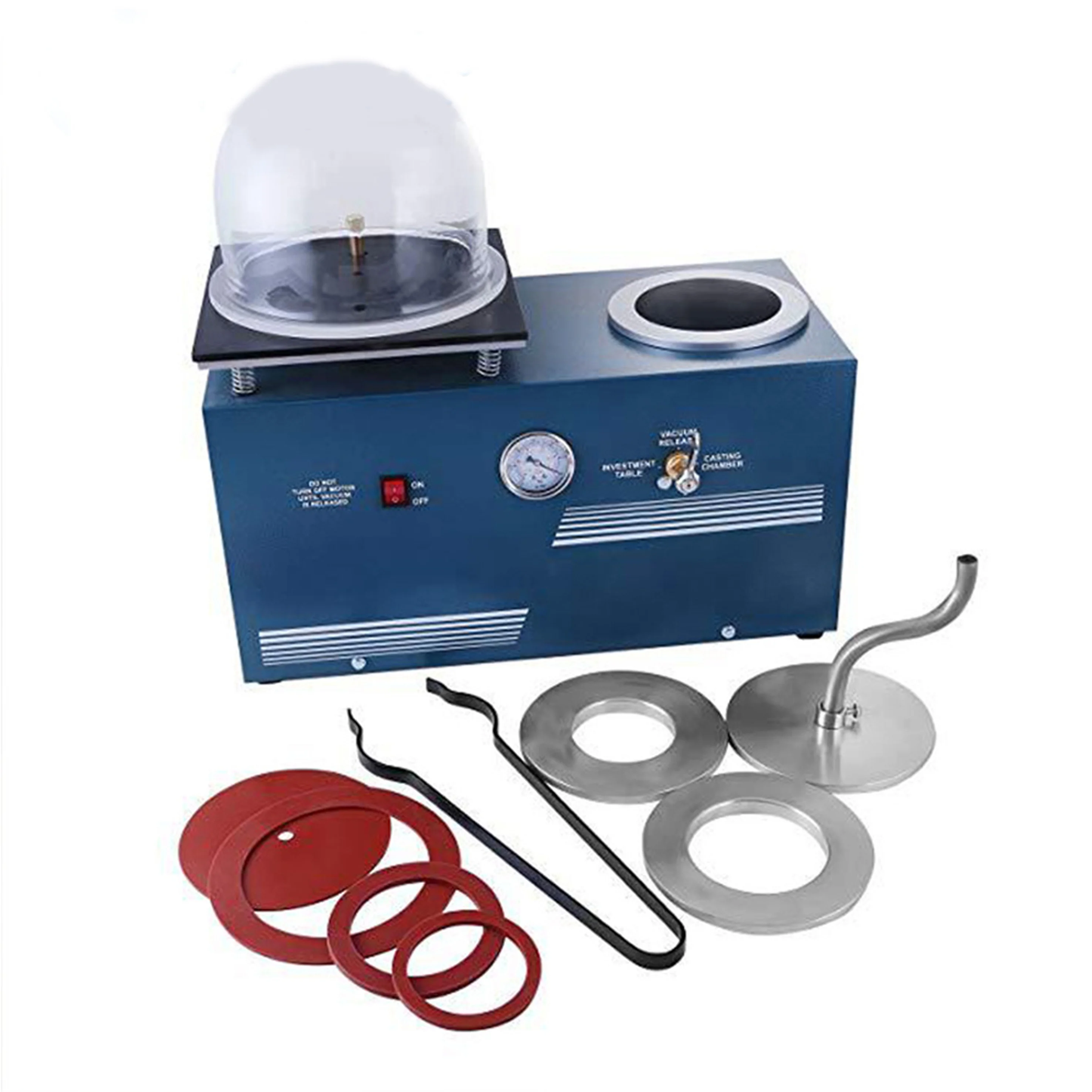 

Hot Selling 110V 220V Jewellery Vacuum Investing Casting Equipment Vacuum Cast Machine 2L Mini Jewelry Vacuum Casting Machine