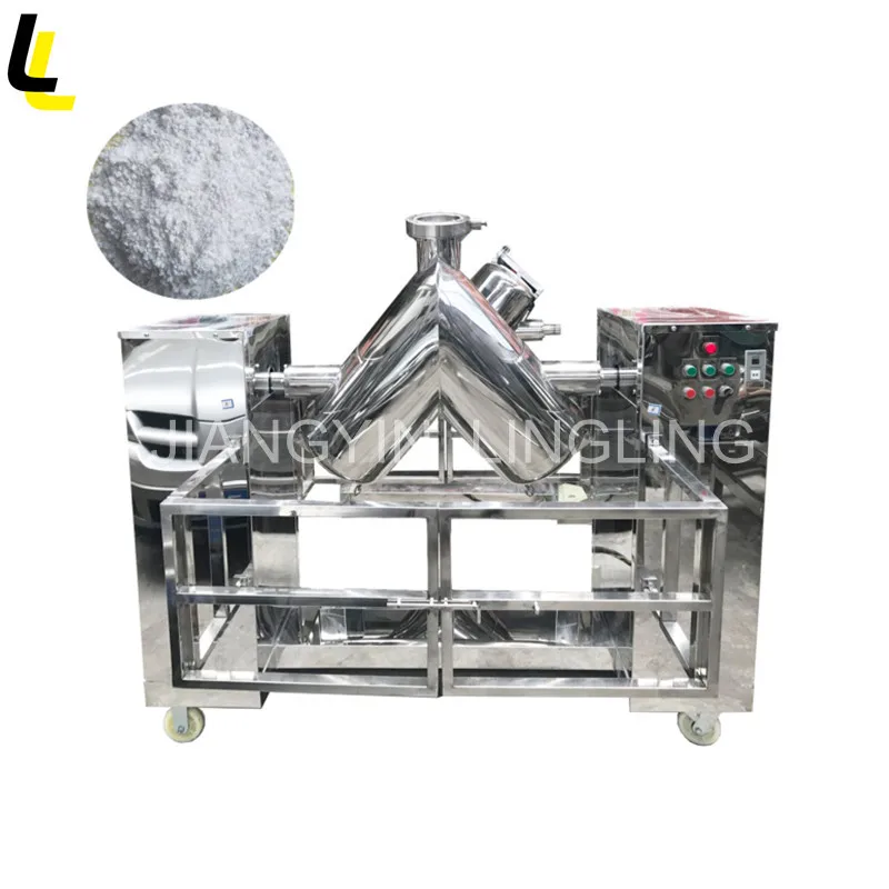 

V WJT stainless steel food cosmetic granules protein Spices fruit vegetable powder mixer mixing machine