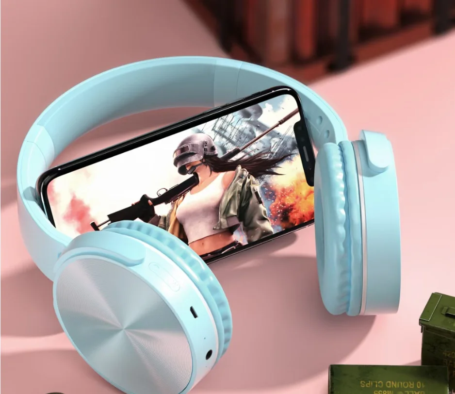 

2021 hot sale Children colorful On-Ear wired foldable headphone for kids